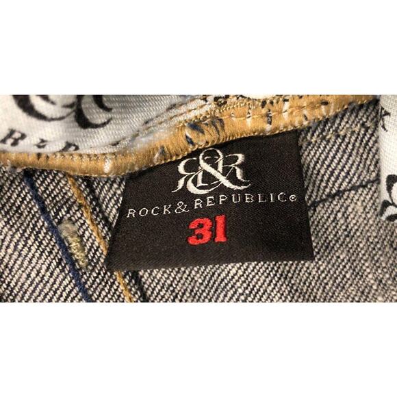 Size 31x32 Men Rock And Revival Blue Pants - Picture 3 of 3